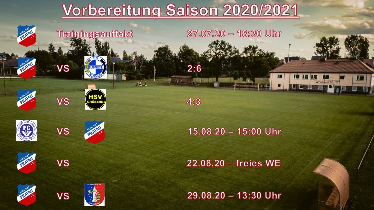 Die ersten Testspiele wurden vereinbart!