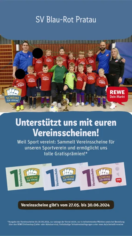 Scheine für Vereine - Jetzt für Pratau Sammeln