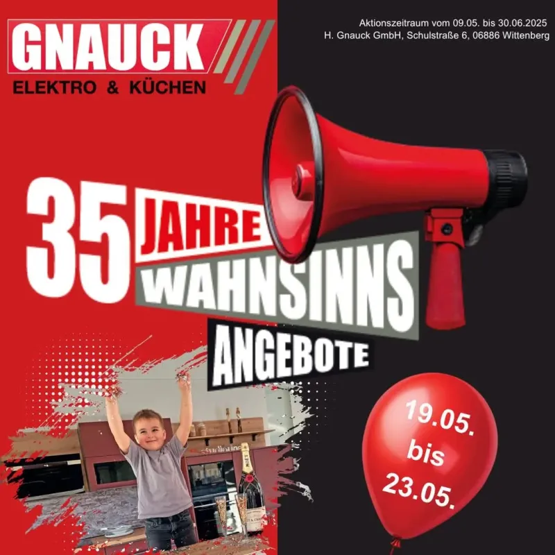 Premium Sponsor "H.Gnauck GmbH" feiert Jubiläumswoche