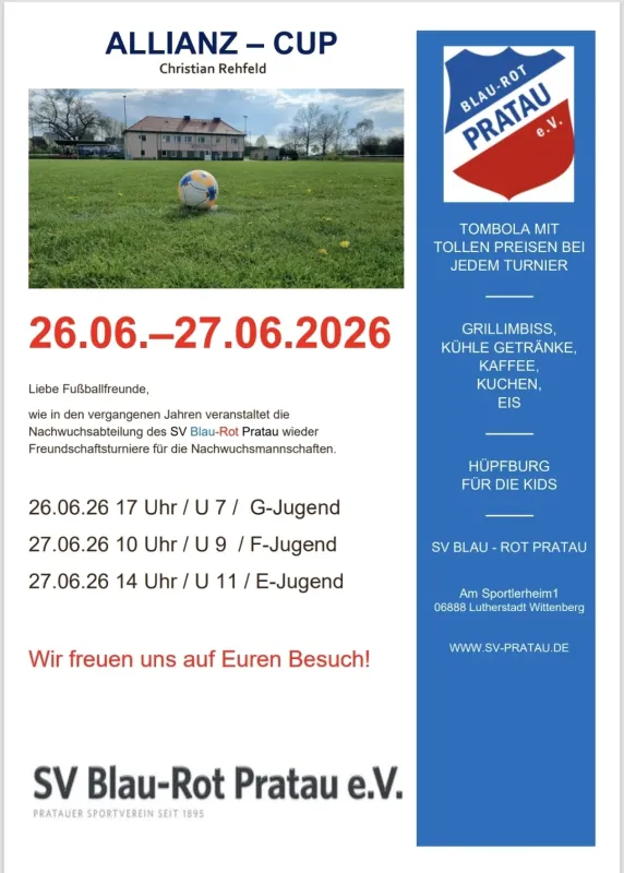 Sommerturniere Nachwuchs 2026