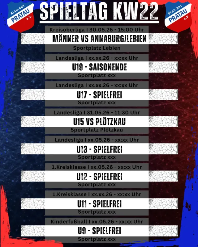 Spieltag KW22