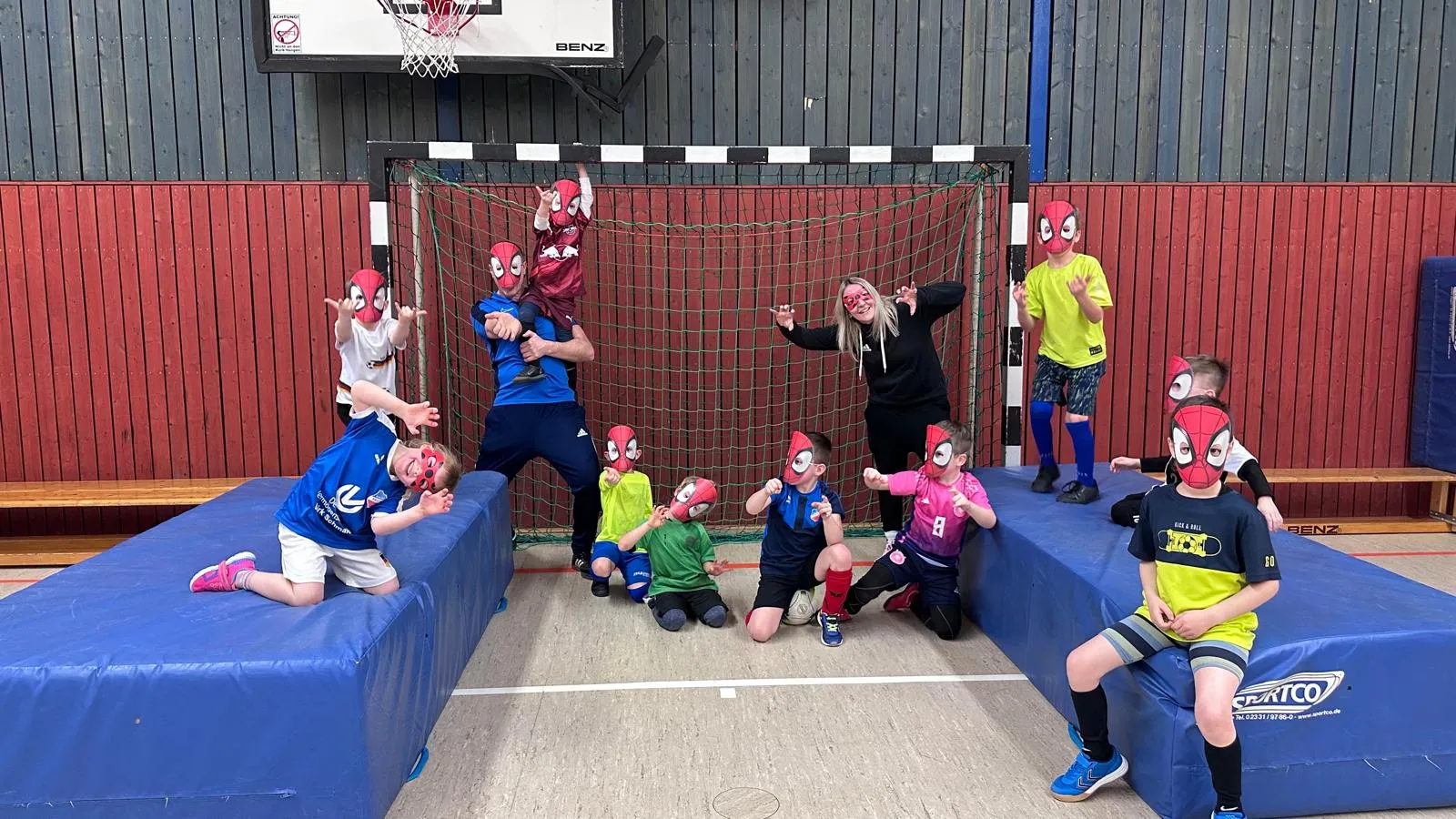Spiderhaftes Training unserer Jüngsten