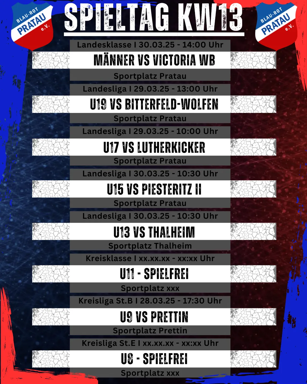 Spieltag KW13