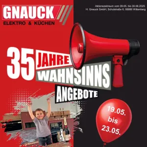 Premium Sponsor "H.Gnauck GmbH" feiert Jubiläumswoche