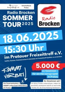 Radio Brocken Sommer-Tour 2025 in Pratau