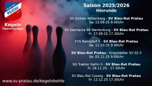 Spielplan der Kegler ist da!
