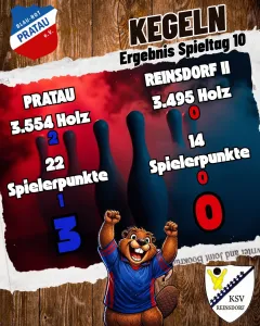 Kegeln - Sieg im Heimspiel