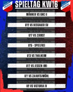 Spieltag KW16