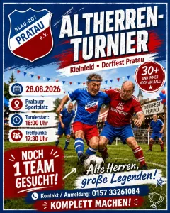 Mannschaft für Altherren-Turnier gesucht